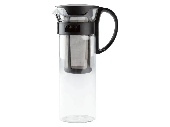 Заварник для кави кавник ERNESTO Cold Brew, скляний Ernesto  чорний