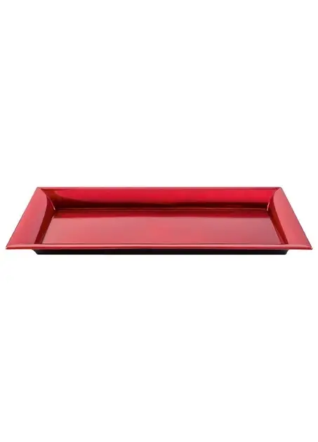 Декоративна прямокутна таця 35,5x17х2,5 см червоний Livarno Home