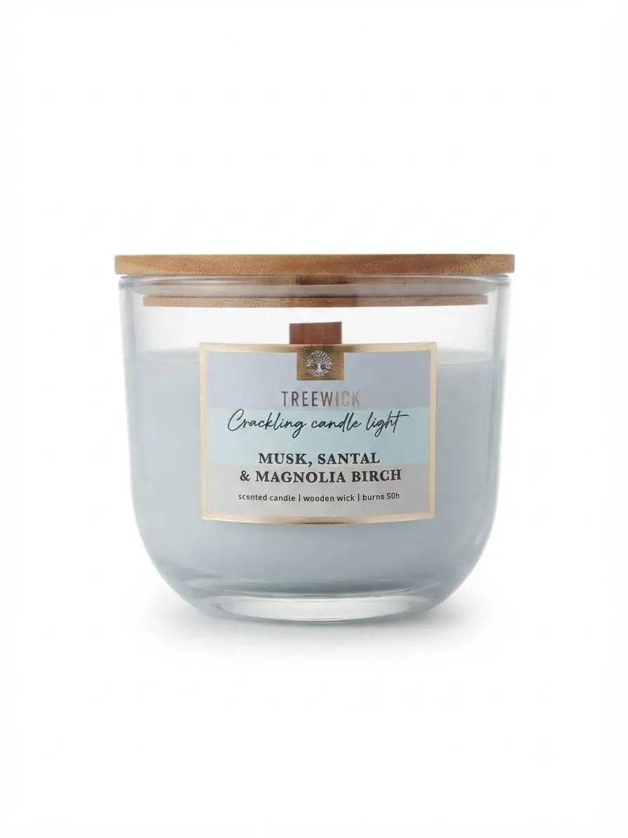 Ароматична свічка TreeWick Musk, Santal & Magnolia Birch TreeWick