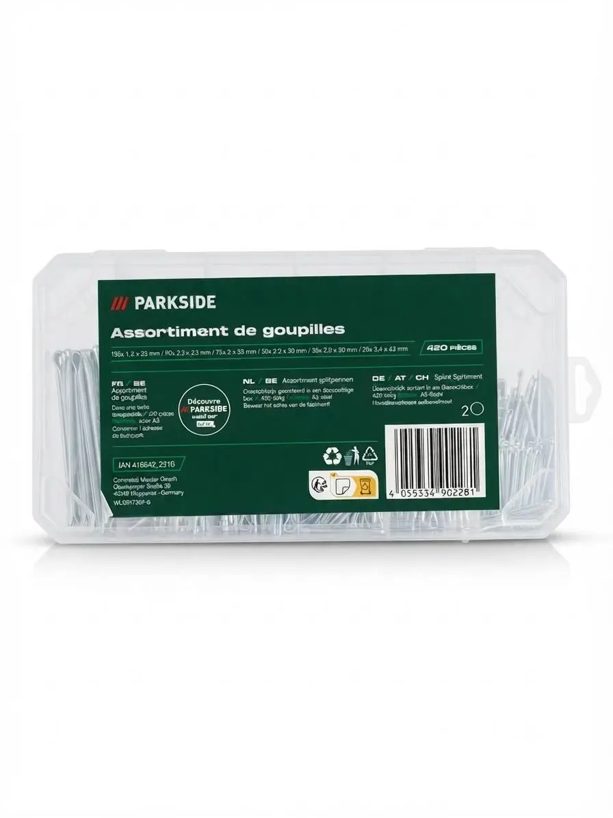 Набір шплінтів PARKSIDE 420 шт PARKSIDE