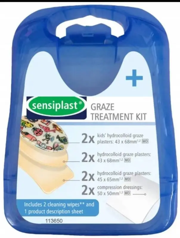 Набір гідроколоїдних пластирів Sensiplast для саден і подряпин (11 шт) Sensiplast