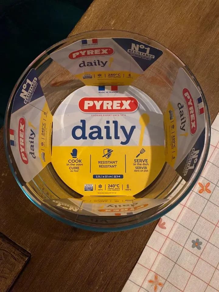 Форма для запікання PYREX Daily, діаметр 22 см, 2,5 л Pyrex
