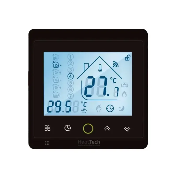 Терморегулятор програмований HeatTech HTP226-240 чорний
