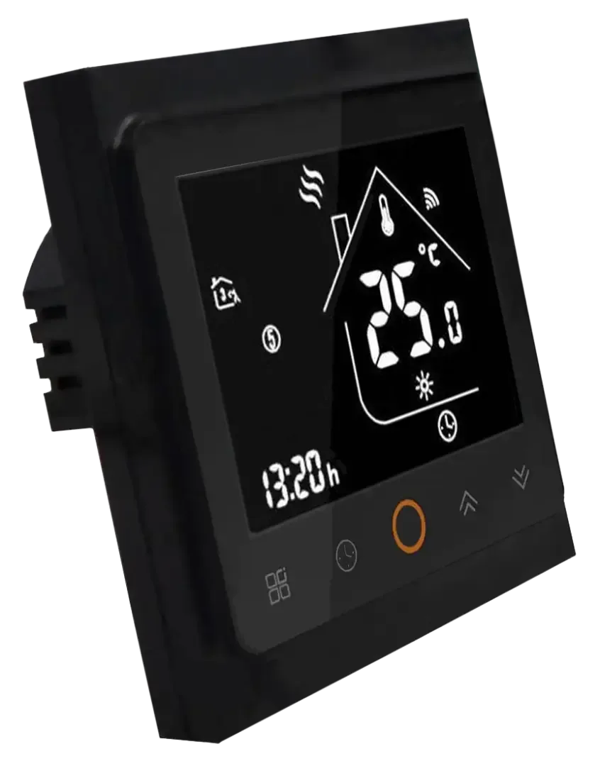 Терморегулятор сенсорний програмований WiFi HeatTech HTW128-240 для теплої підлоги