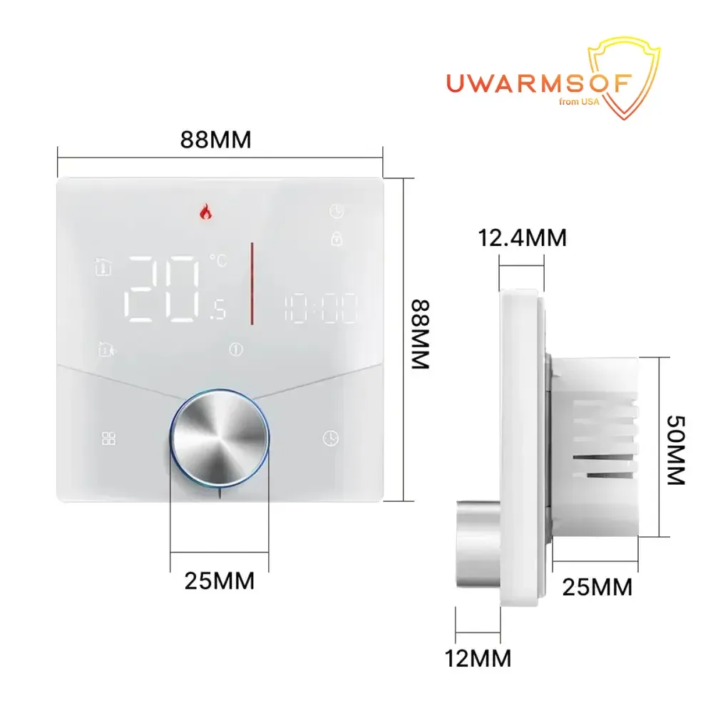 Терморегулятор сенсорний програмований WiFi uWarmsof RegSof I510-W