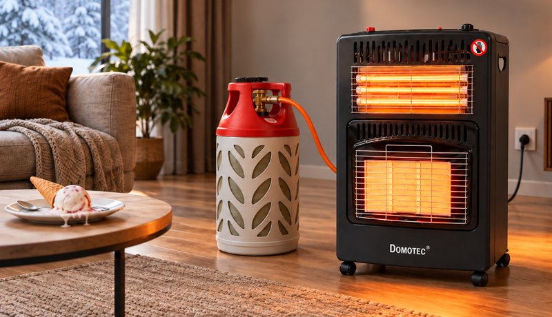 Газово-електричні обігрівачі Domotec