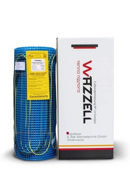 Wazzell 2.5 м², 500 Вт, нагрівальний мат