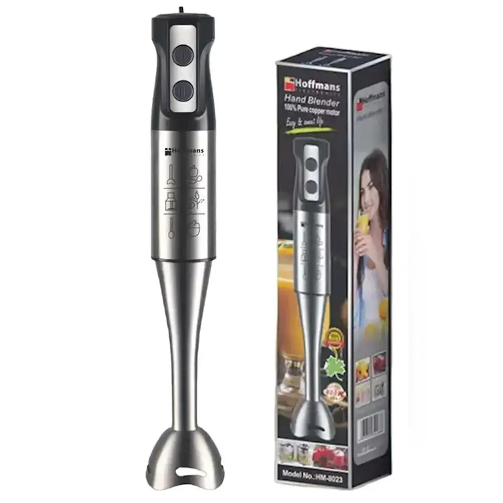 Занурювальний блендер з чашею HOFFMANS HM-8023, 800W, Black