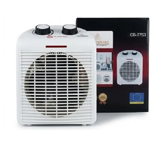 Тепловентилятор спіральний CB-7753, 2000 Вт, 3 режими Cold air/1000/2000Вт, Box